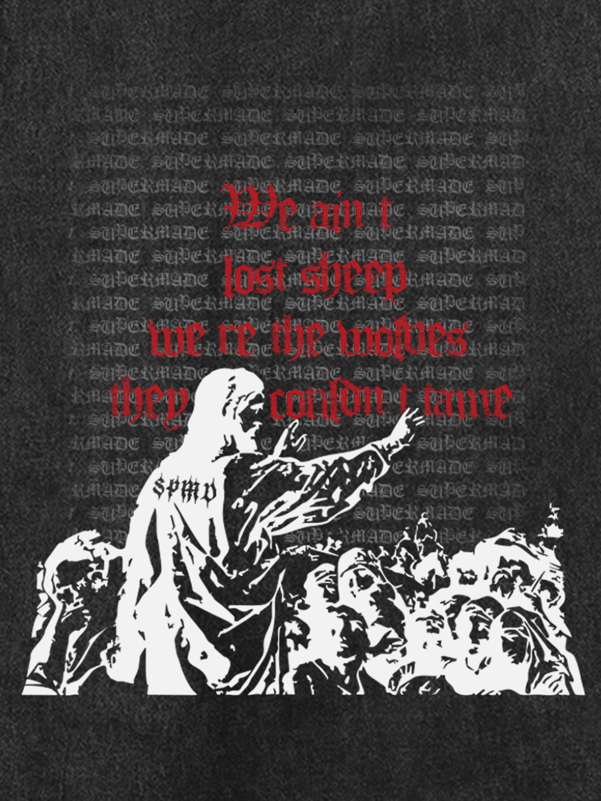 Original Saint Slogan Graphic Vest