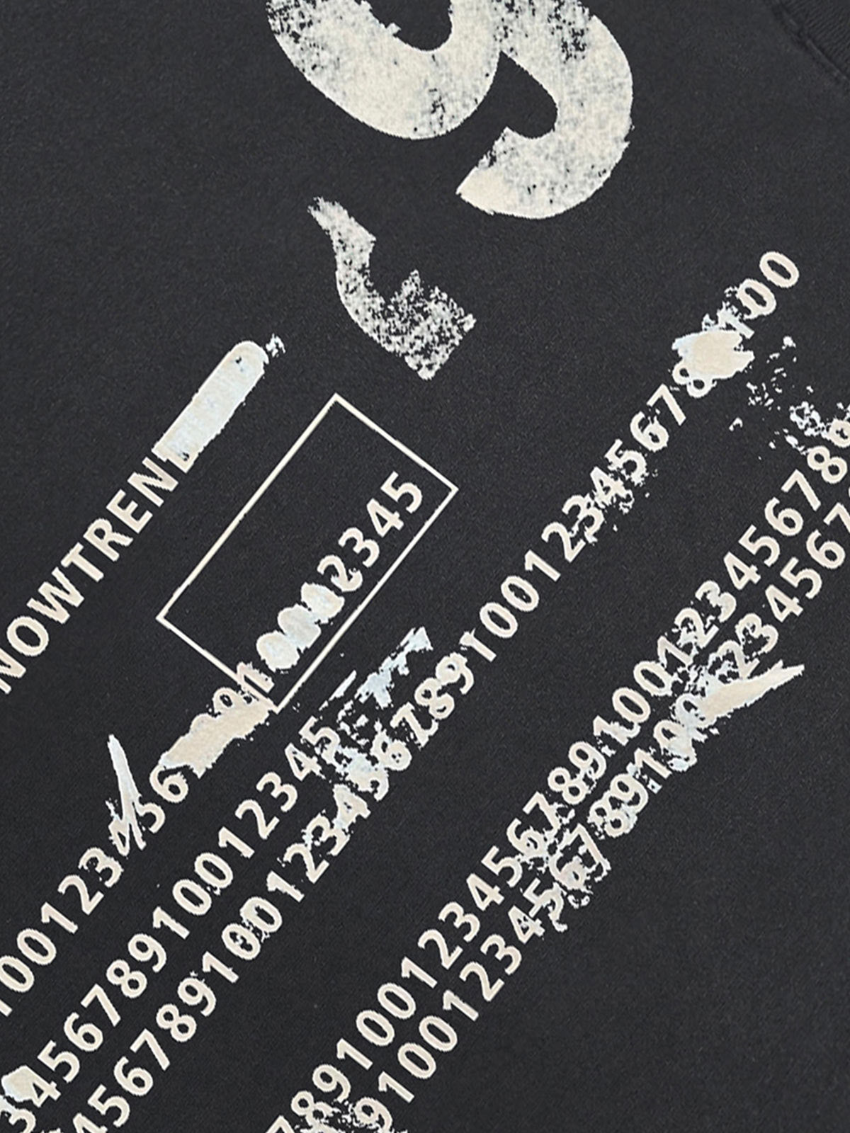 Distressed Digital Print T-shirt