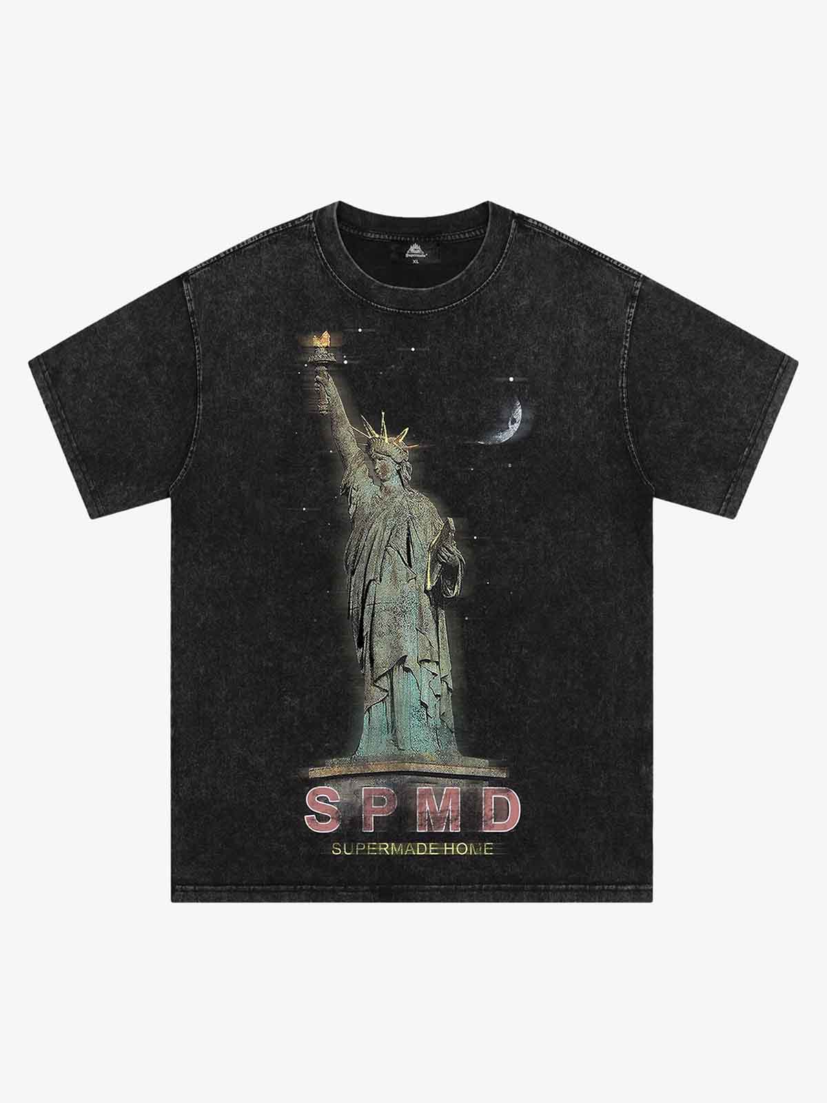 Thesupermade Statue Of Liberty Vintage T-shirt - 2132