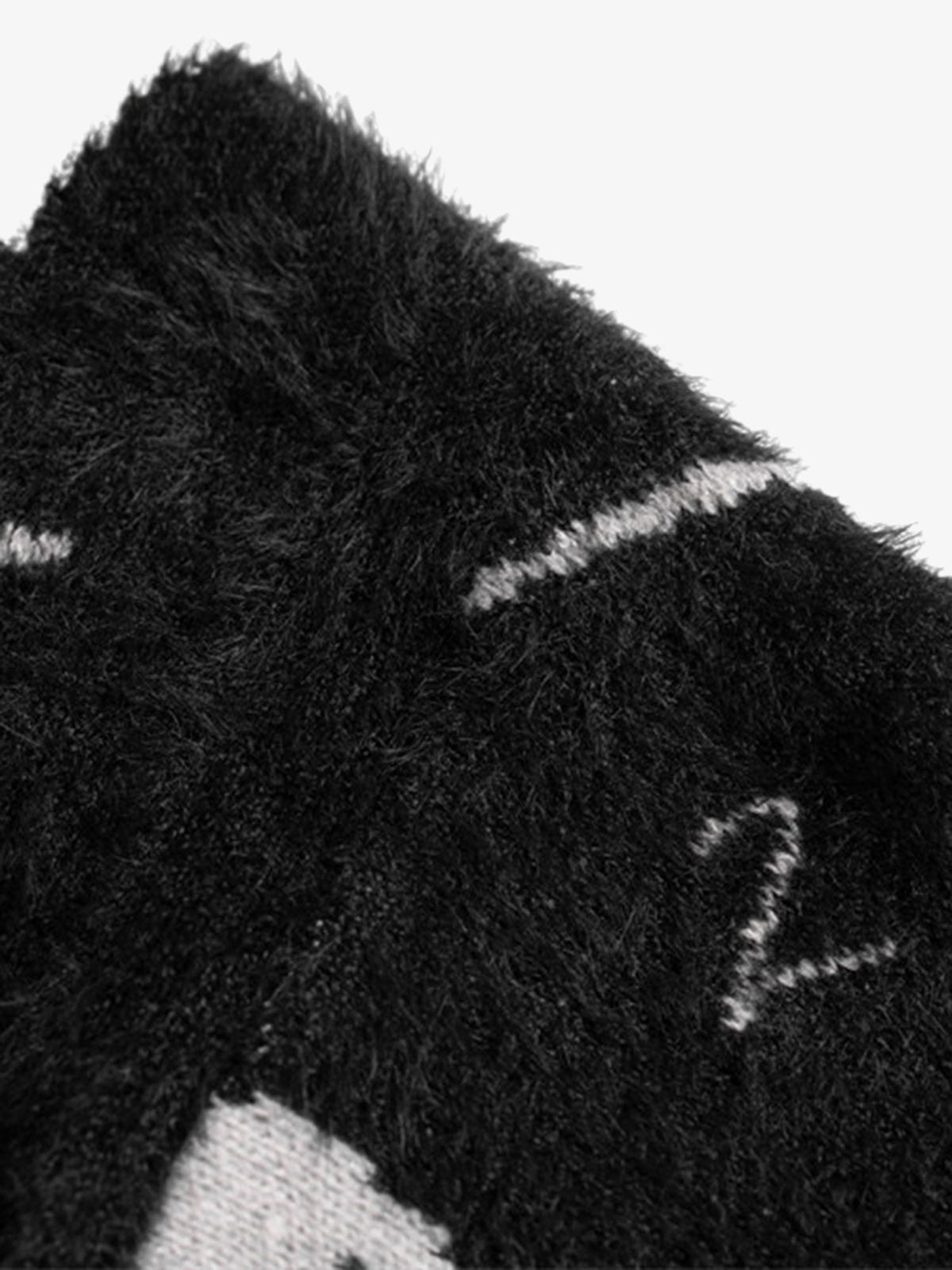 Thesupermade Ripped Knit Turtleneck Sweater - 1525