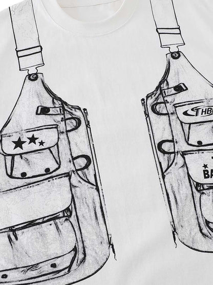 Jacket Print Graphic T-Shirt