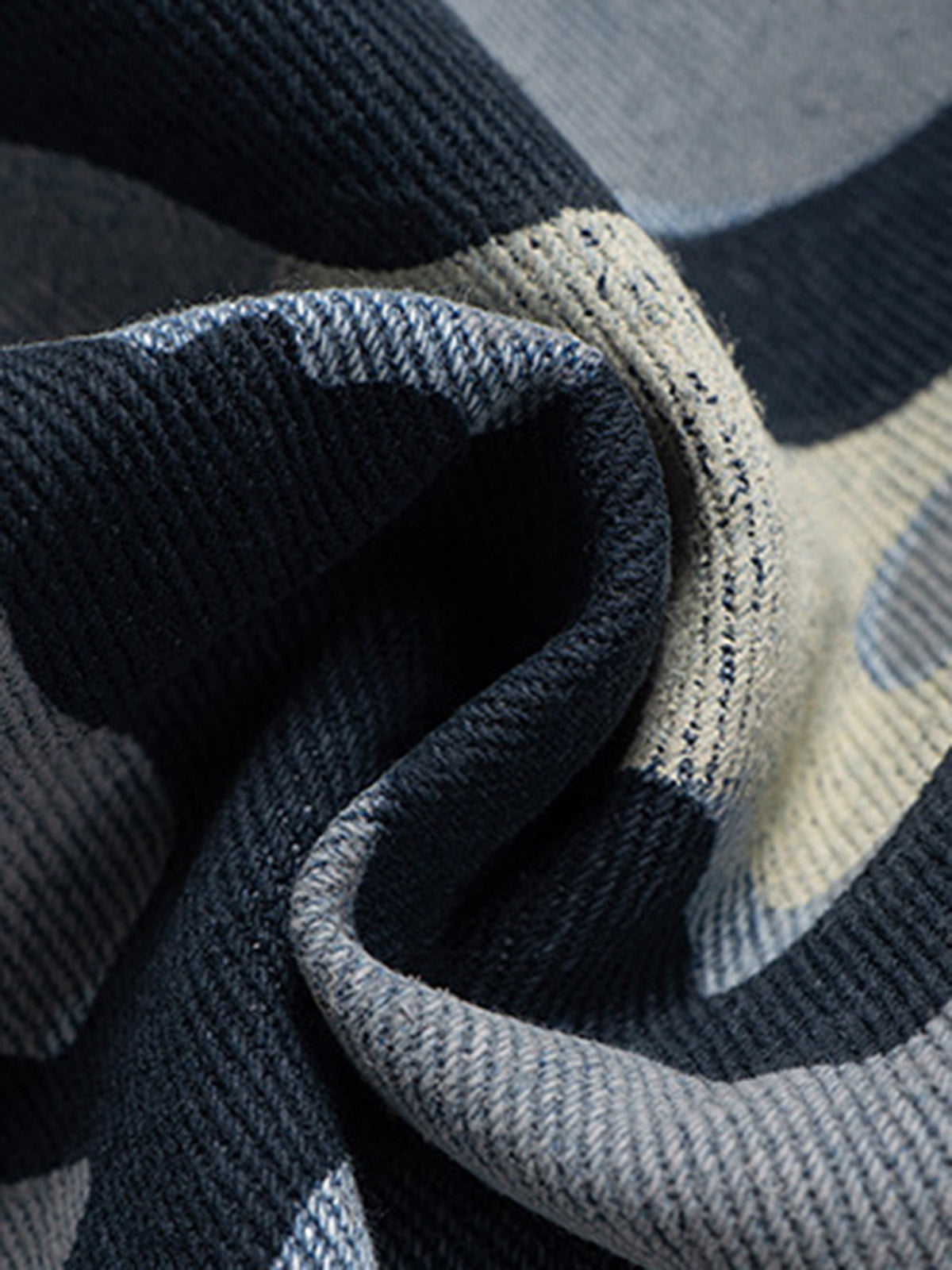 Street Retro Camouflage Baggy Jeans - 2395