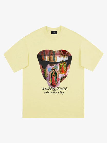 Original Saints Don't Beg Graphic T-Shirt