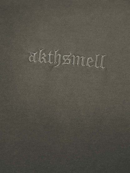 Thesupermade Washed Embroidered Street Rap T-Shirt - 2102