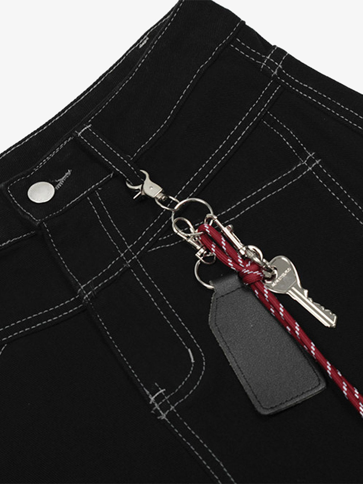 Welt-Embellished Cargo Jorts - 2408