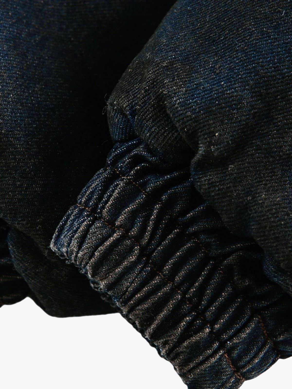 Thesupermade Washed Denim Fur Hooded Jacket - 2265