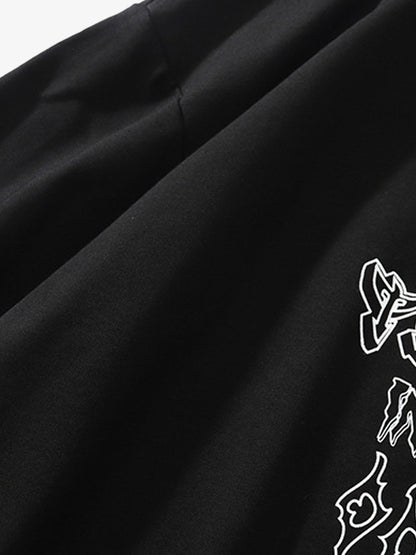 Thesupermade Chain Decorated Oversized T-Shirt - 2278