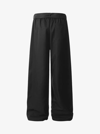 Pleated Belted Machete Track Pants