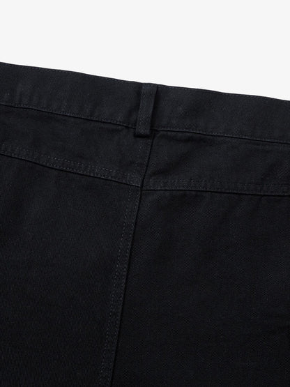 Deconstructed Split Rivet Cargo Jeans