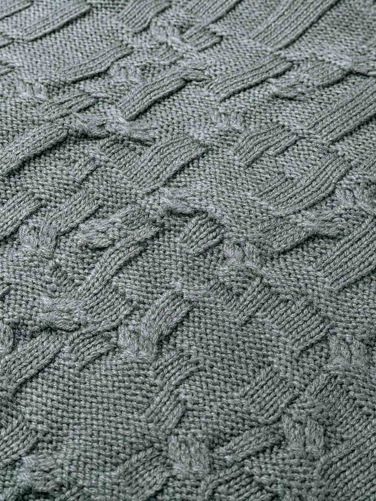 Asymmetric Irregular Knitted Sweater Hoodie