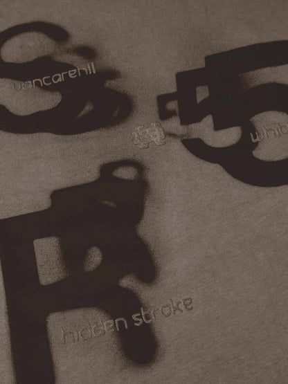 Thesupermade High Street Hip Hop Print Vest - 2373