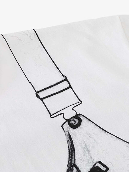 Jacket Print Graphic T-Shirt