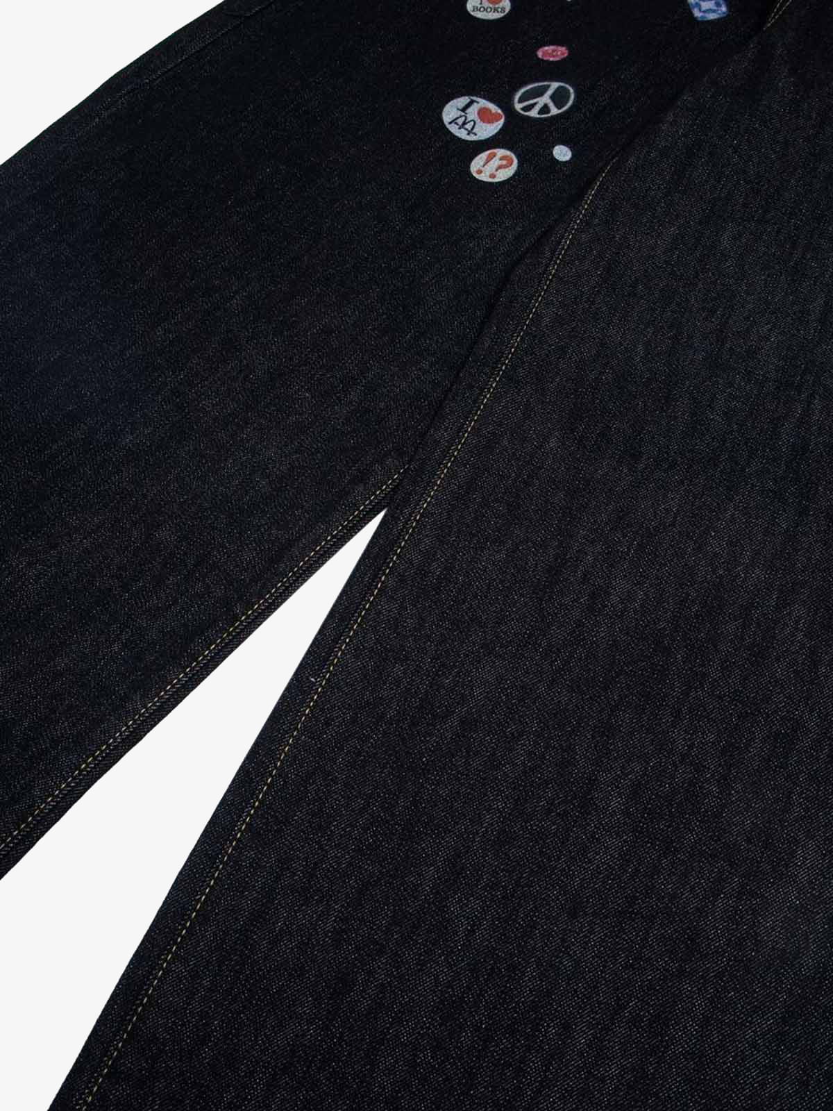 Print RO Style Baggy Jeans