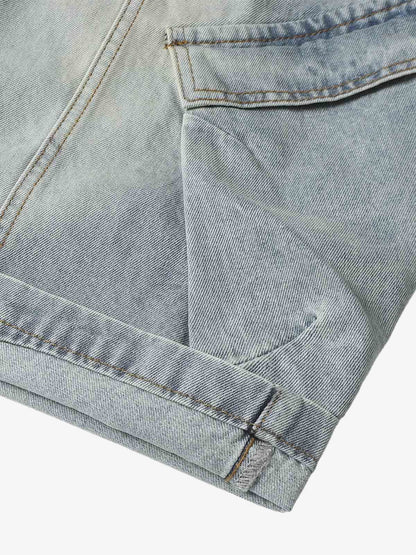 Cleanfit Denim Baggy Cargo Jorts