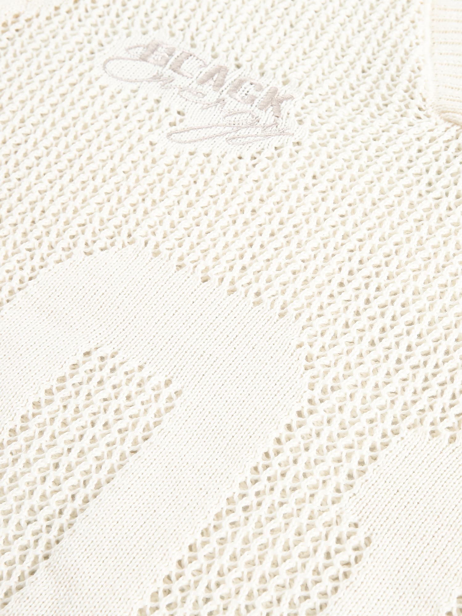 Vintage Ripped Long Sleeve Knitted Jersey V-Neck Sweater