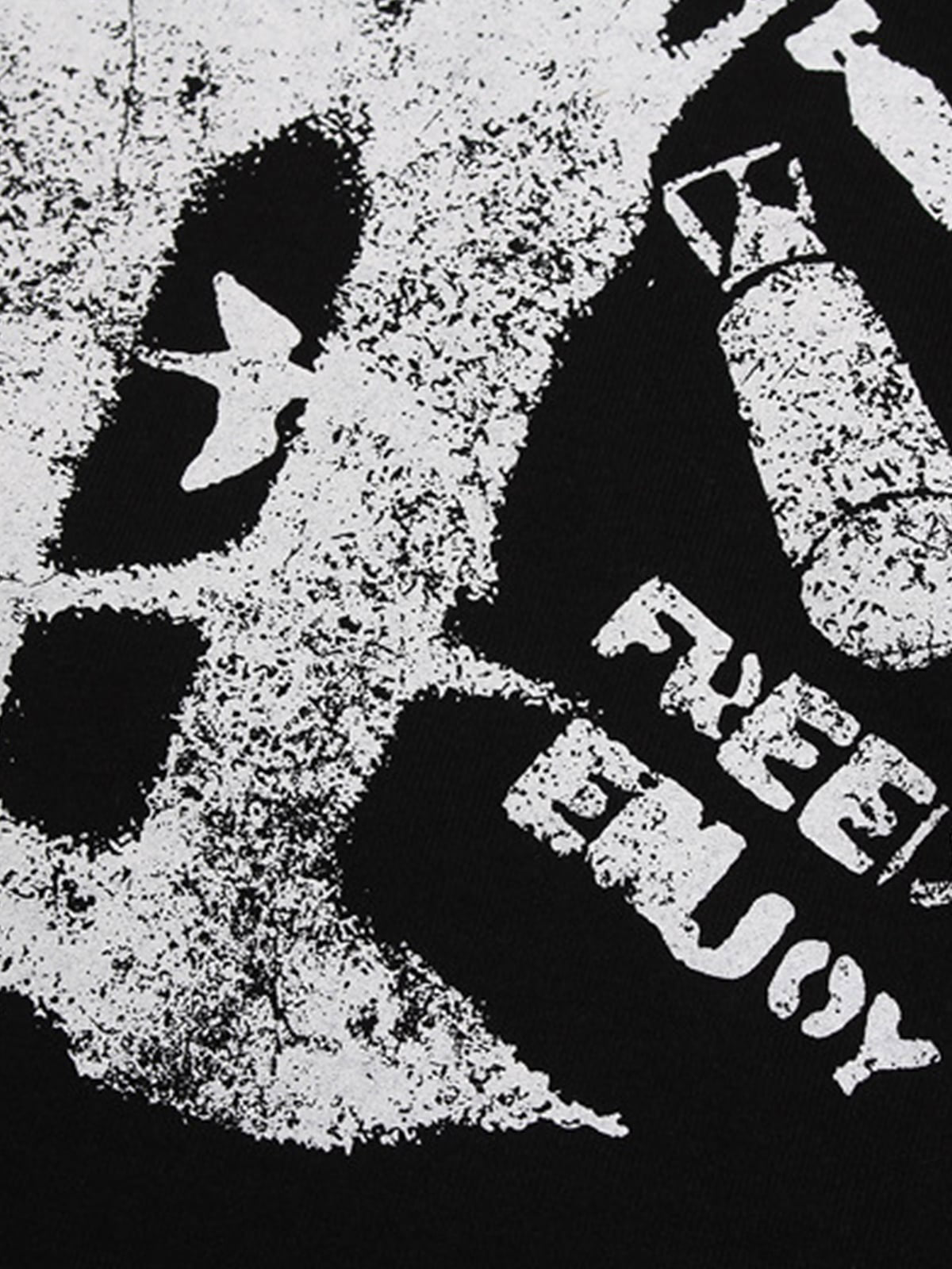 Graphic "BREAK" Print T-Shirt