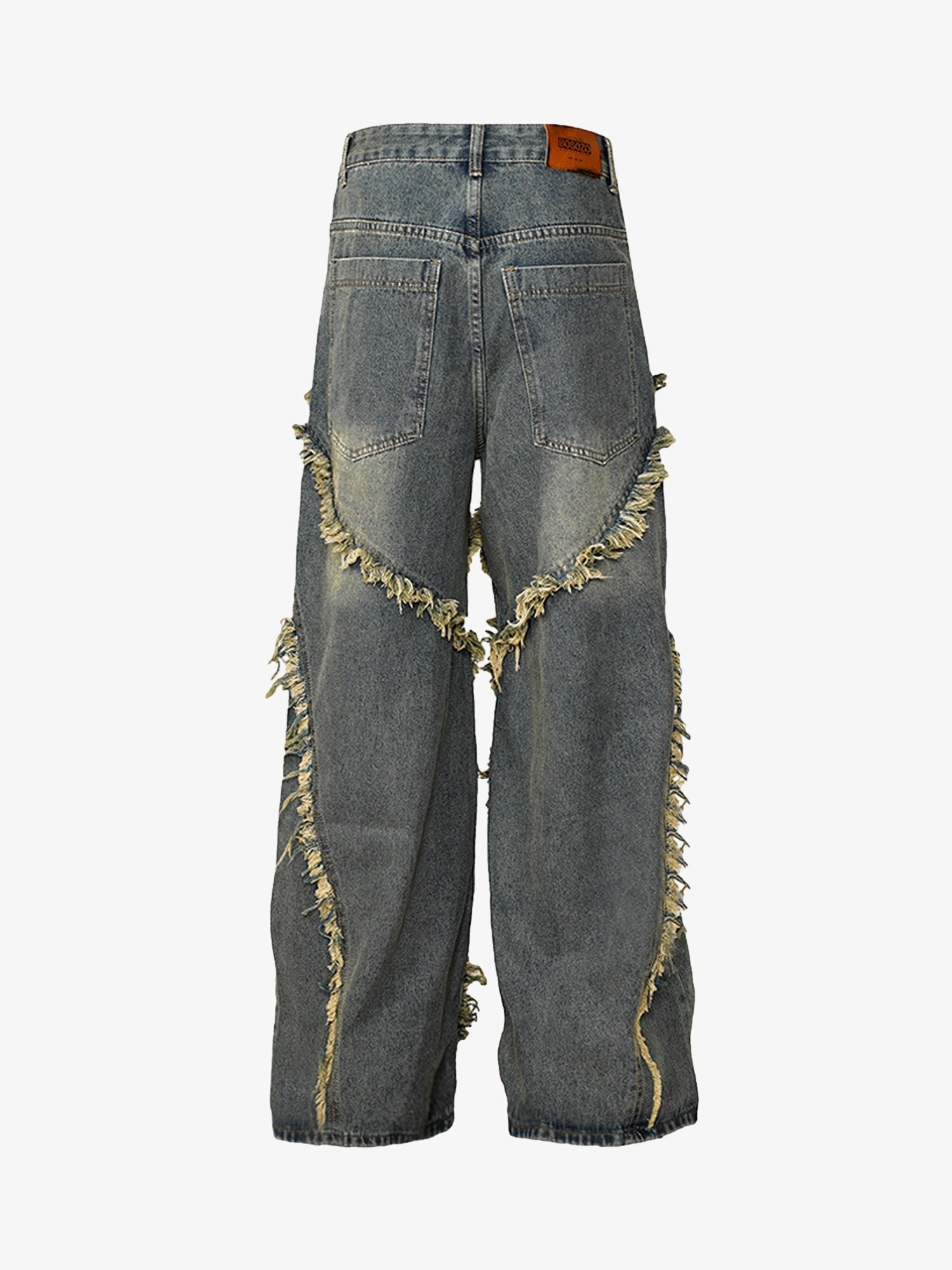 Thesupermade High Street Hip Hop Washed Distressed Jeans - 2069