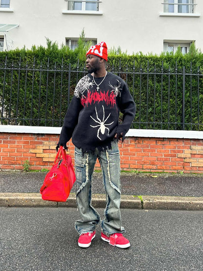 Thesupermade Old Raw Hem Straight Leg Micro Flare Jeans - 1960