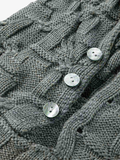 Asymmetric Irregular Knitted Sweater Hoodie