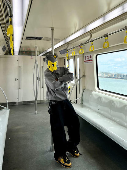 Thesupermade Star Embroidered Hooded Sweatshirt - 1843