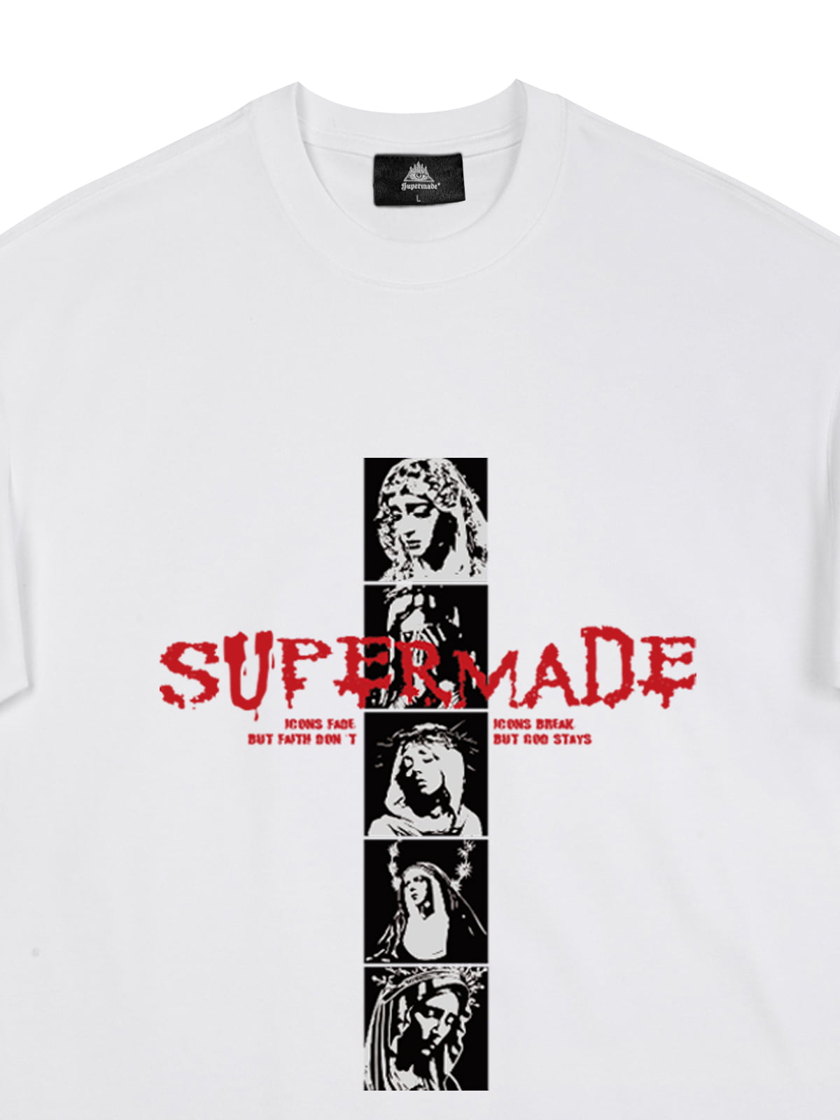 Mary Vintage-Inspired Graphic Design T-Shirt