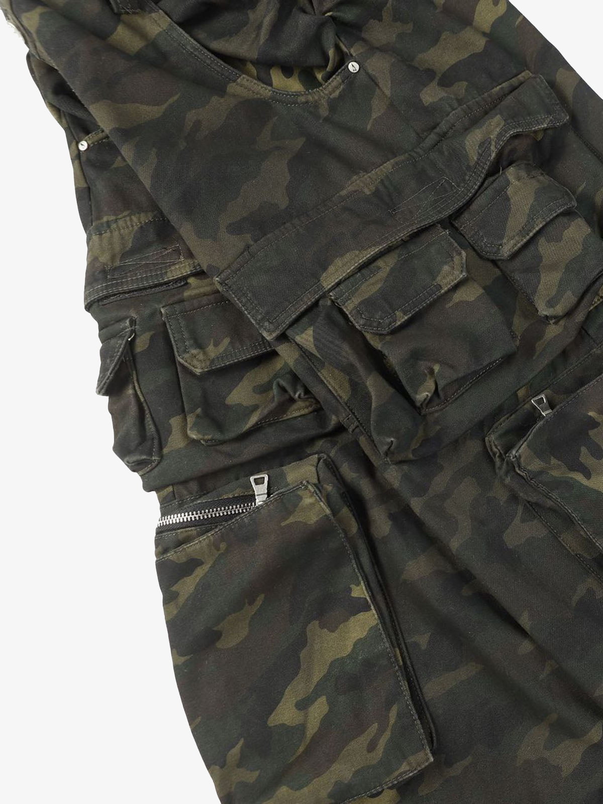 Wasteland Style Camouflage Baggy Cargo Pants - 2384