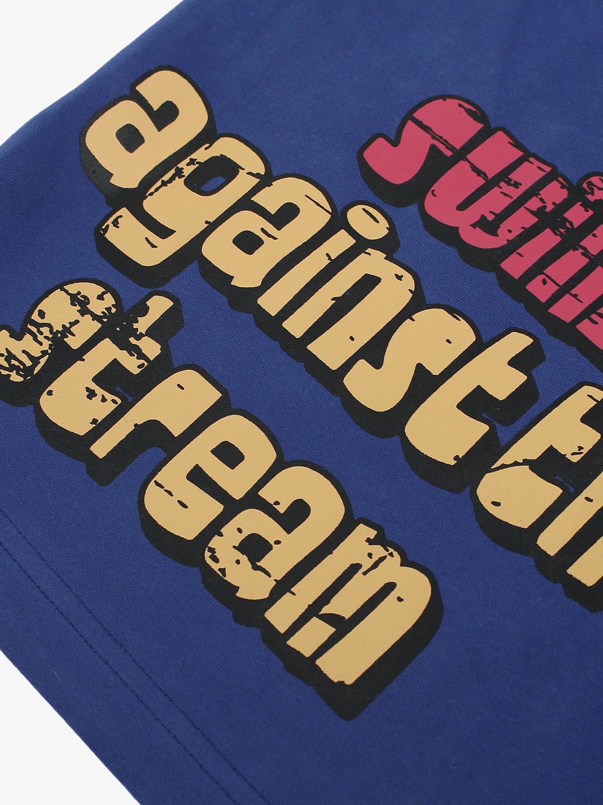 Graffiti Drawstring Cotton Shorts