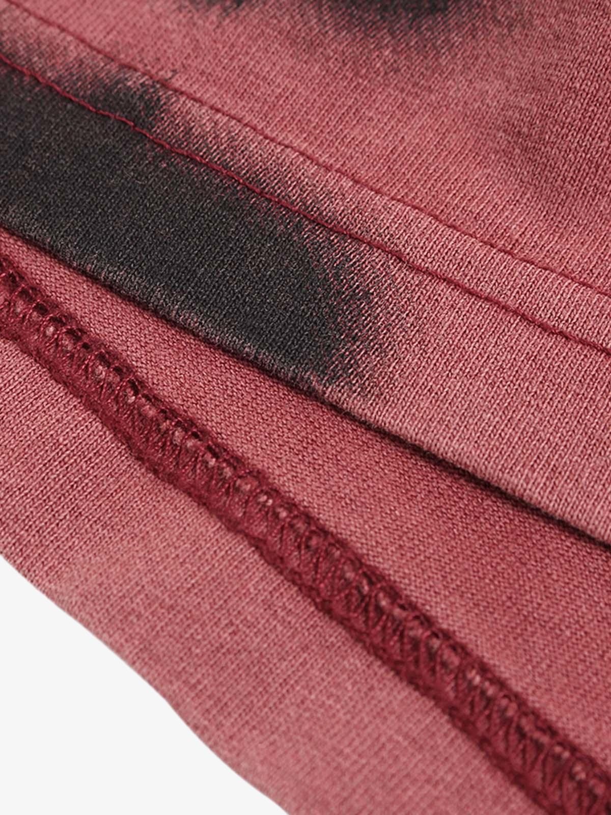 Ink Splash Letter Print T-shirt - 2414