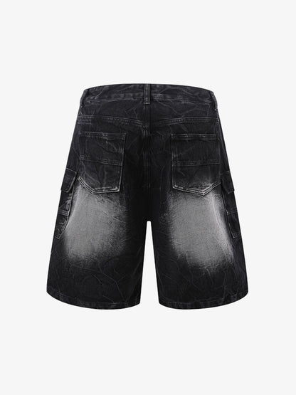 Short Sleeve Shirt & Shorts Denim Set