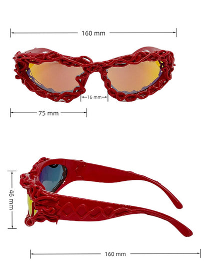 Punk Hip-hop Futuristic Sunglasses