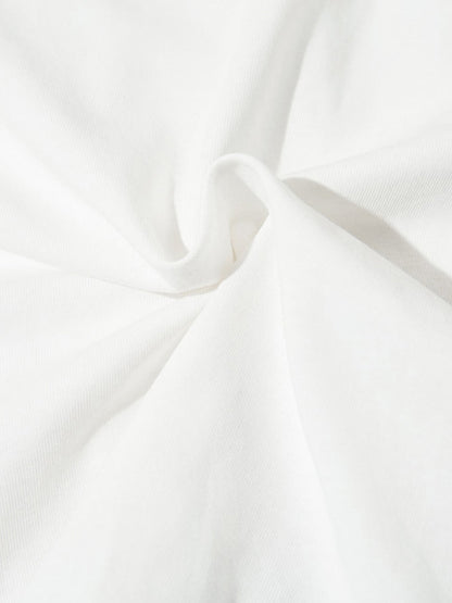 Close-up of white fabric with folds