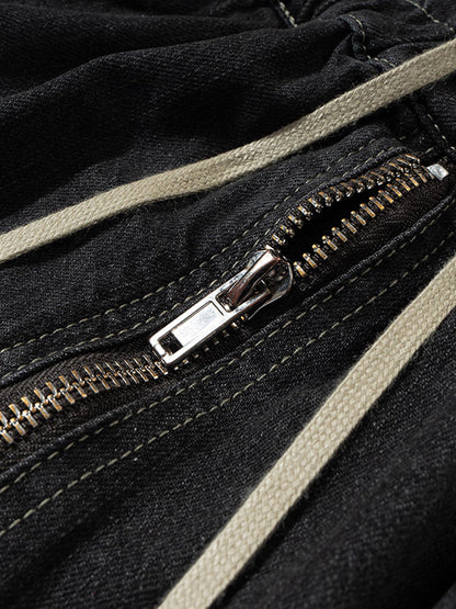 Street RO Washed Denim Cargo Jort