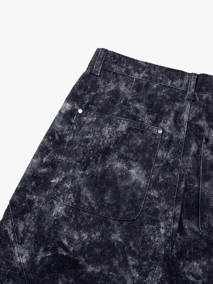 Original Oversized Denim Hoodie And Shorts Set