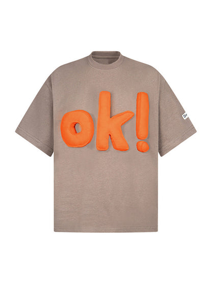 Fun "OK!" Graphic T-Shirt 