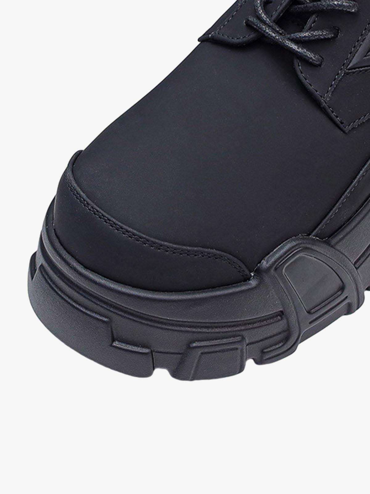 All-Black Platform Shoes