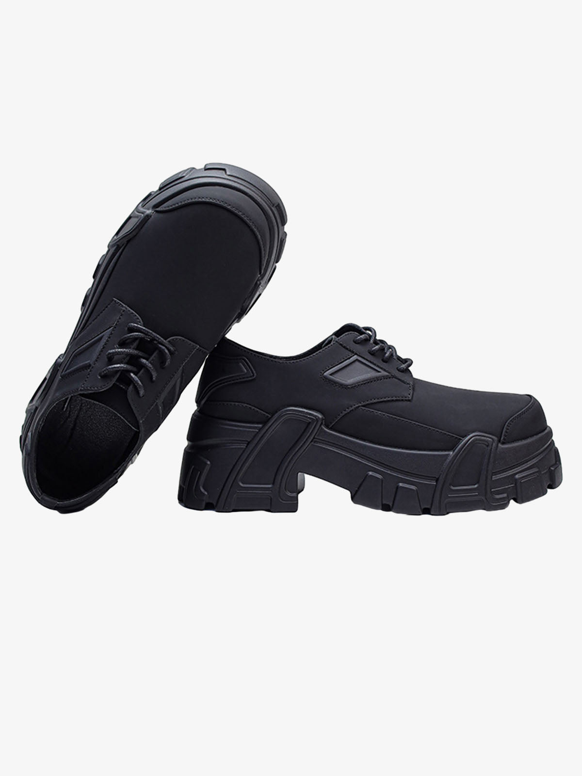 All-Black Platform Shoes