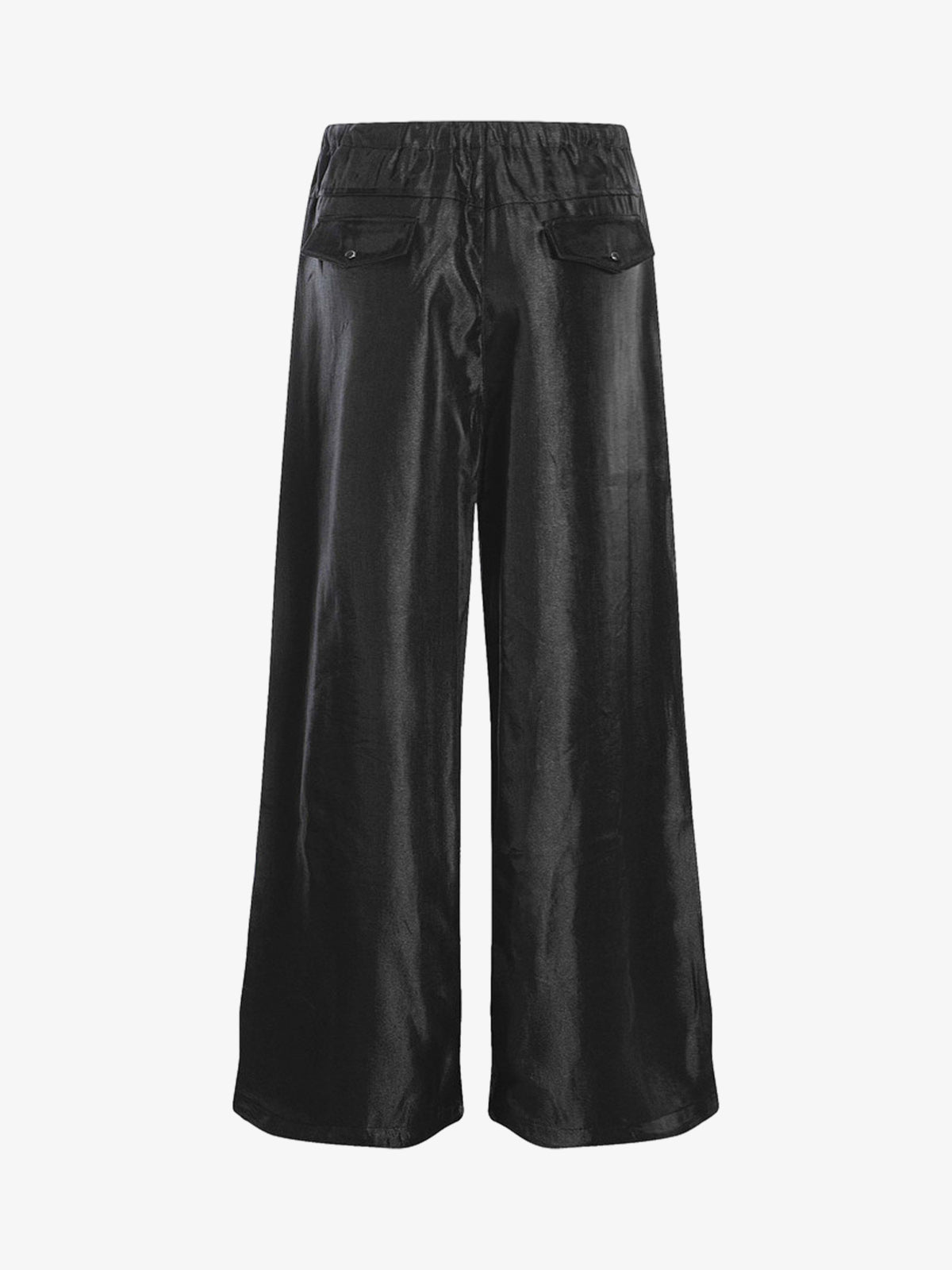 High Street Rivet Pleated Workwear Multi-pocket Casual Pants 