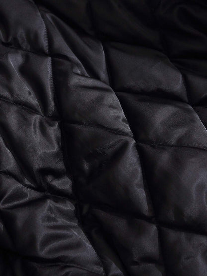 Retro Suede Texture Shearling Collar Fleece Bomber Jacket 