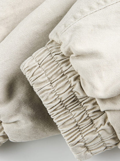 Street Multi-Pocket Cropped Work Jacket 