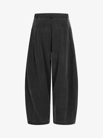 Riveted Pleated Casual Scimitar Pants 