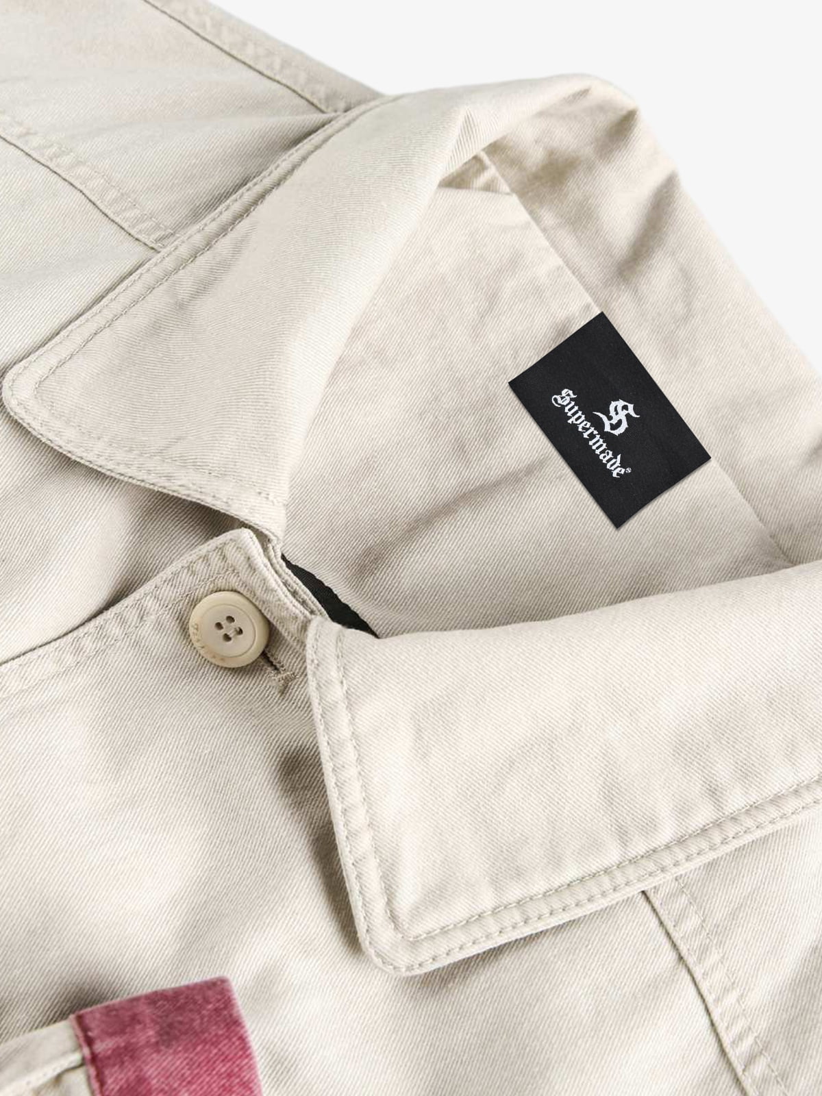 Street Multi-Pocket Cropped Work Jacket 