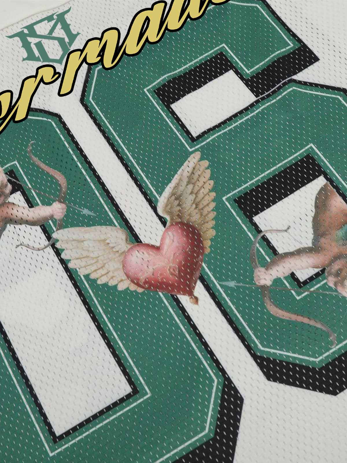 Sports Jersey V-Neck T-Shirt 