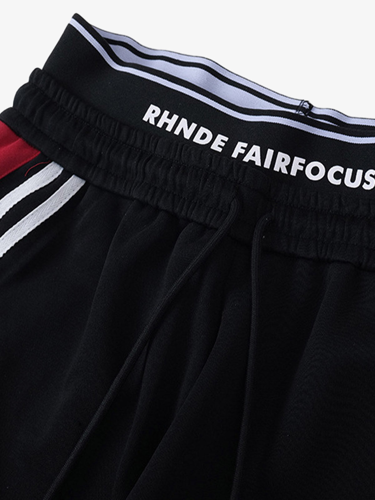 Retro Striped Double Waist Pants 