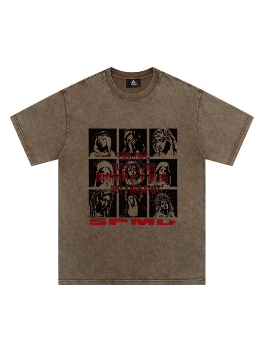 Original Saint Slogan Graphic T-Shirt 