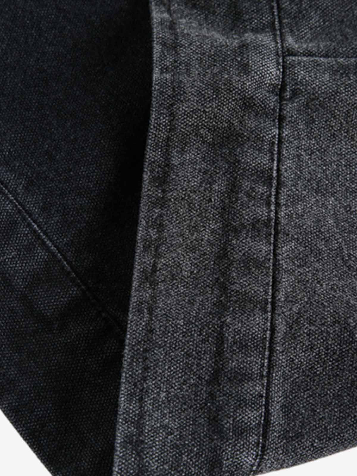 Vintage Lace Patchwork Angel Pattern Denim Jacket 