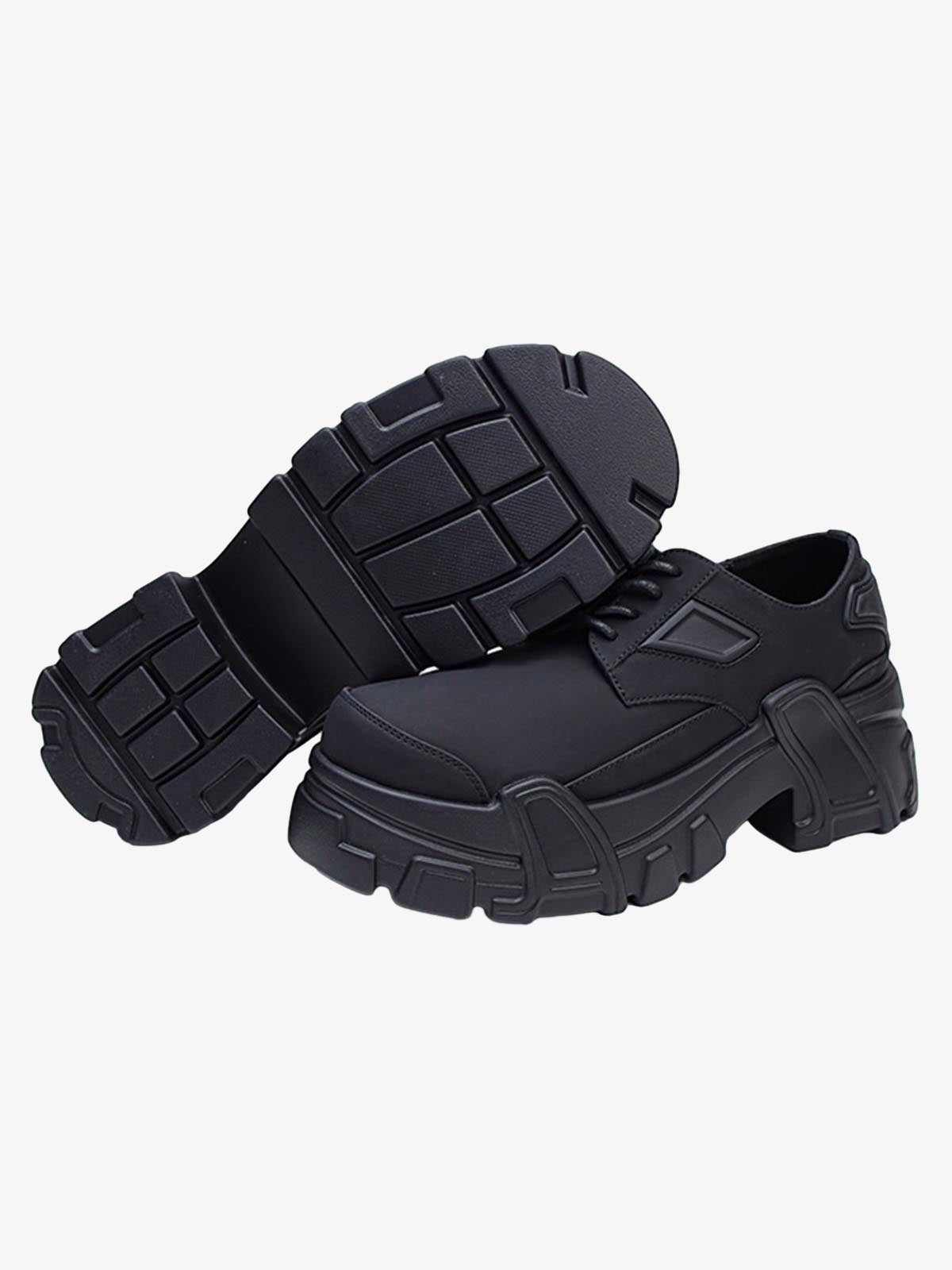All-Black Platform Shoes