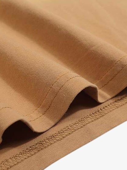 Letter Printed Washed Distressed Gradient Long Sleeve T-Shirt 