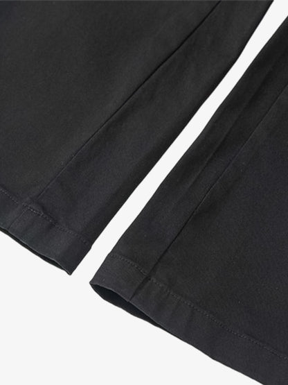 Technical Style Flared Cargo Casual Pants 