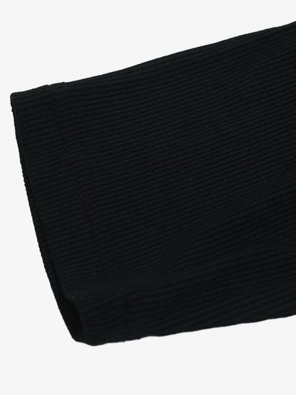 Patchwork Color Blocking Faux Two-piece Long-Sleeved T-Shirt 