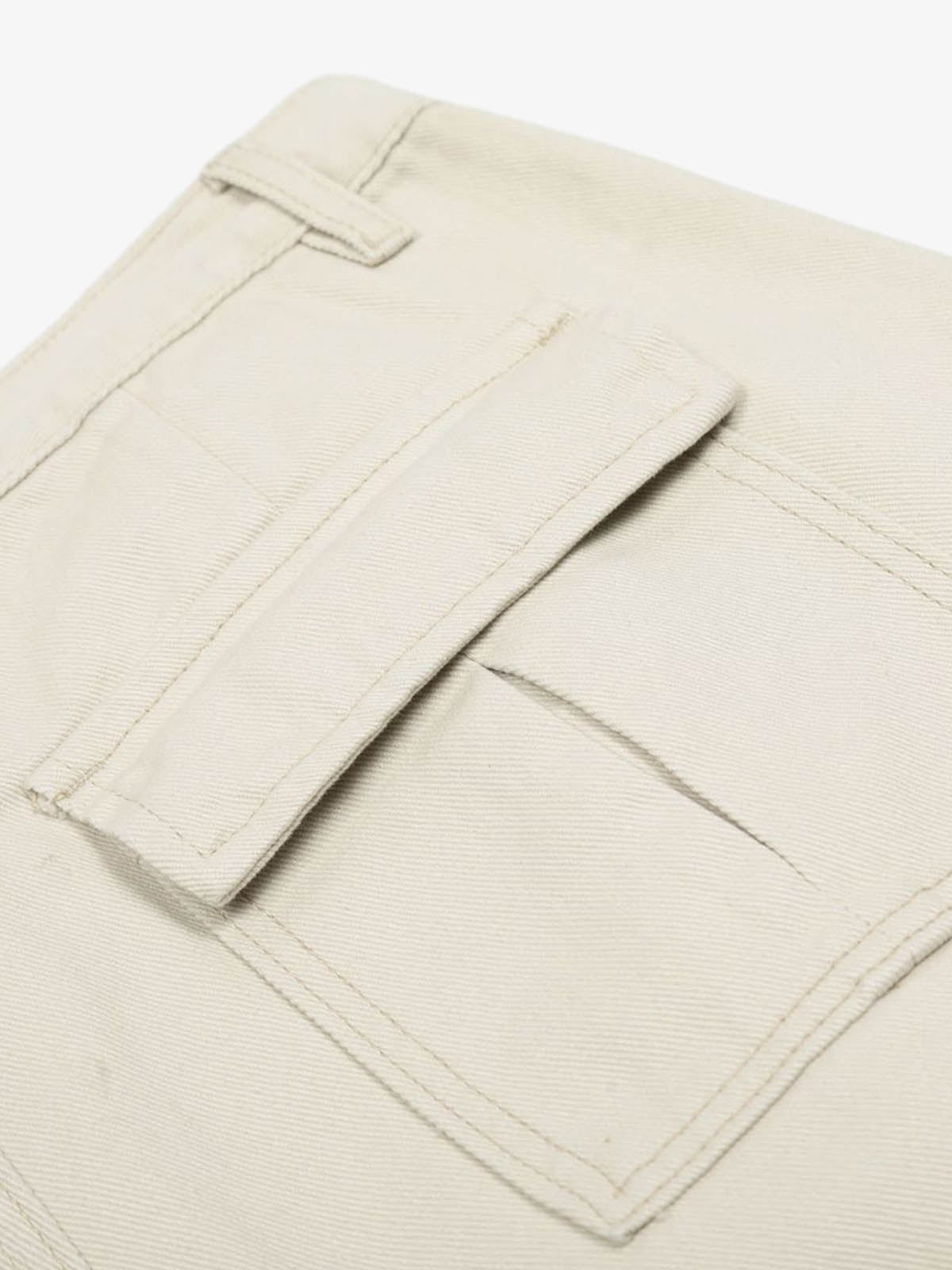 Adjustable Drawstring Cargo Jort 